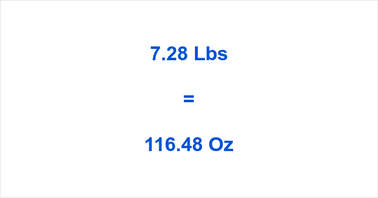 convert-7-28-pounds-to-ounces