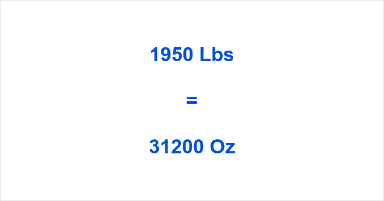 how-many-ounces-in-1950-pounds