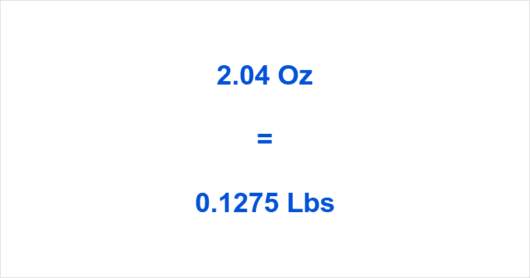 how-many-ounces-in-2-04-pounds