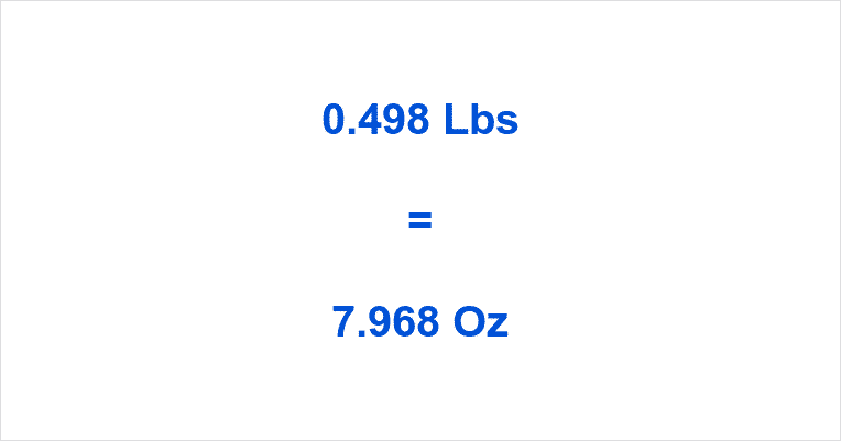 how-many-oz-in-498-lb