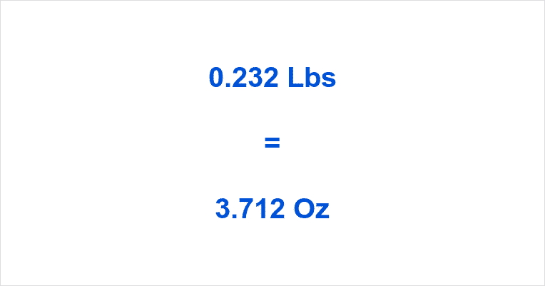 how-many-oz-in-232-lb